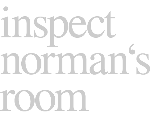 inspect norman's room